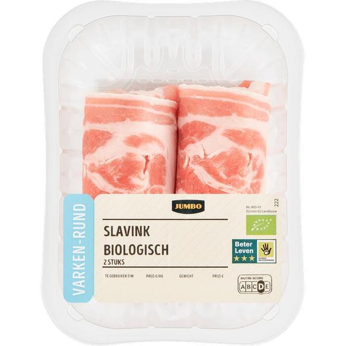 Jumbo Biologisch Rund & Varken Slavinken 2 Stuks (2 × 100g)