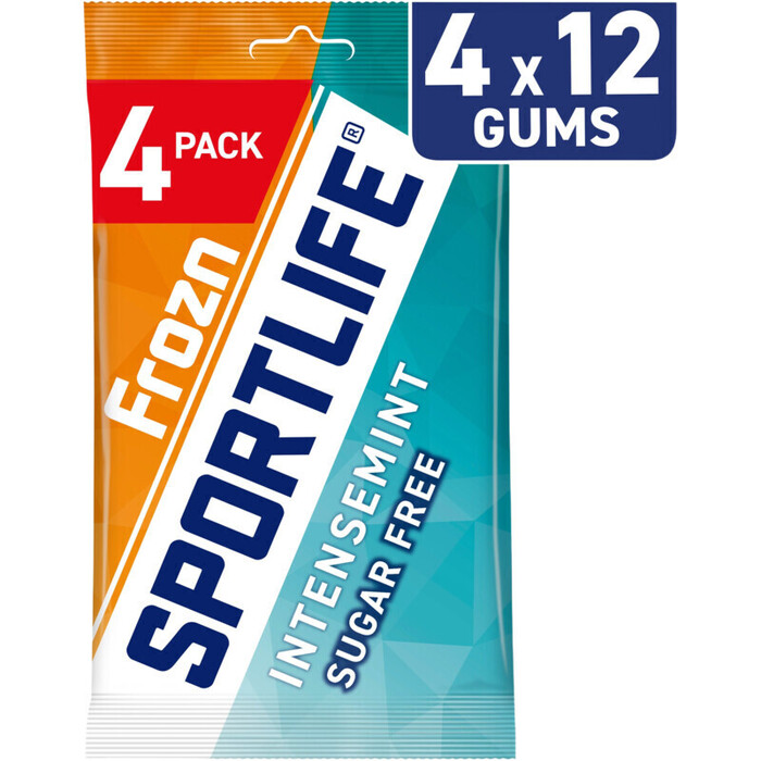 Sportlife Frozn Intensemint Sugar Free Gums 4 x 18g (72g)