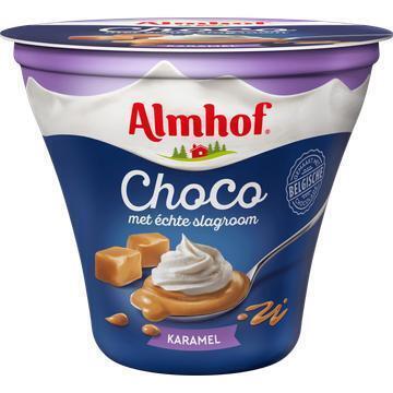 Almhof Choco met slagroom karamel (180g)
