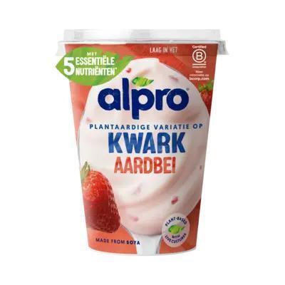 Alpro Plantaardige Variatie op Kwark Aardbei 400 g (400g)