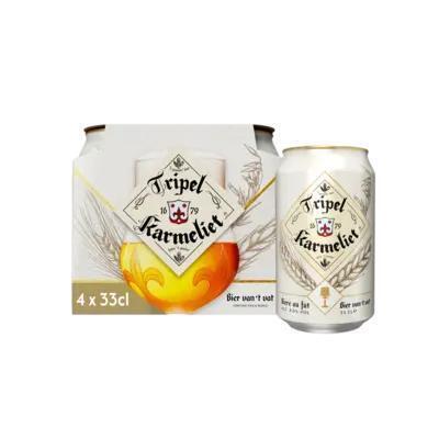 Tripel Karmeliet Speciaalbier (blik, 4 × 33cl)