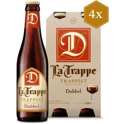 La Trappe Trappist dubbel (4 × 33cl)