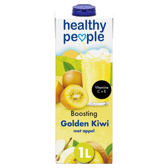 Healthy People Boosting Golden Kiwi met Appel 1 L (1L)