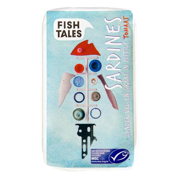 Fish Tales Sardines zonder velgraat tomaat msc (120g)