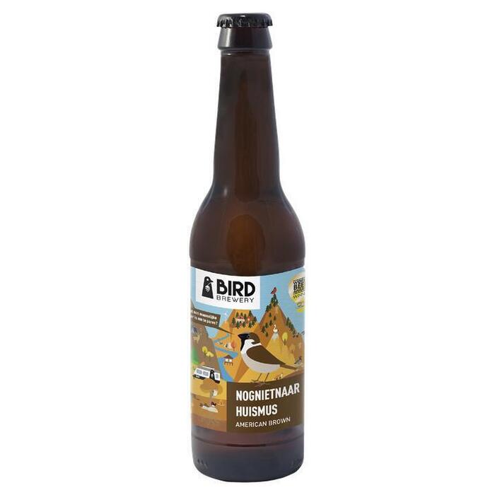 Bird Brewery Nognietnaar Huismus American Brown Ale Fles 33 cl (33cl)