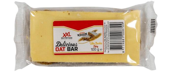 Delicious Oat Bar - Witte Chocolade Kers - 1 Reep (100g)