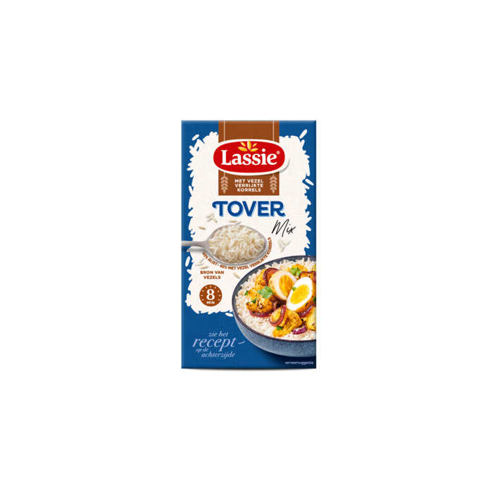 Lassie Tover mix met vezel verrijkte korrels (375g)
