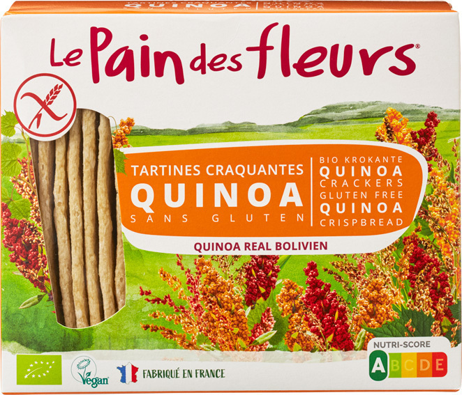 Quinoa crackers (doos, 150g)