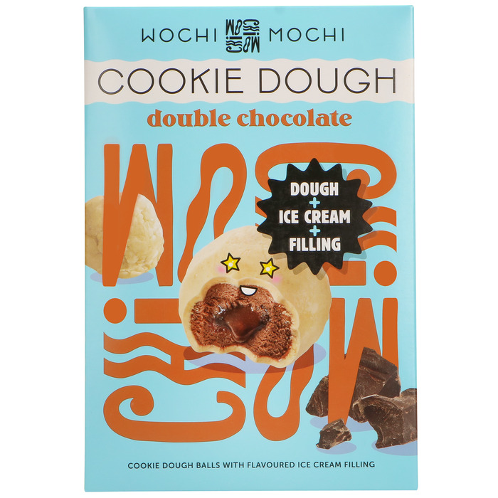 Wochi Mochi Cookie Dough Balls Double Chocolate 180g (6 × 30g)