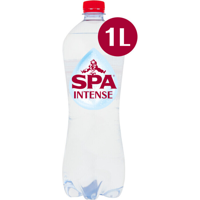 Spa Intense bruisend mineraalwater (Fles, 1L)