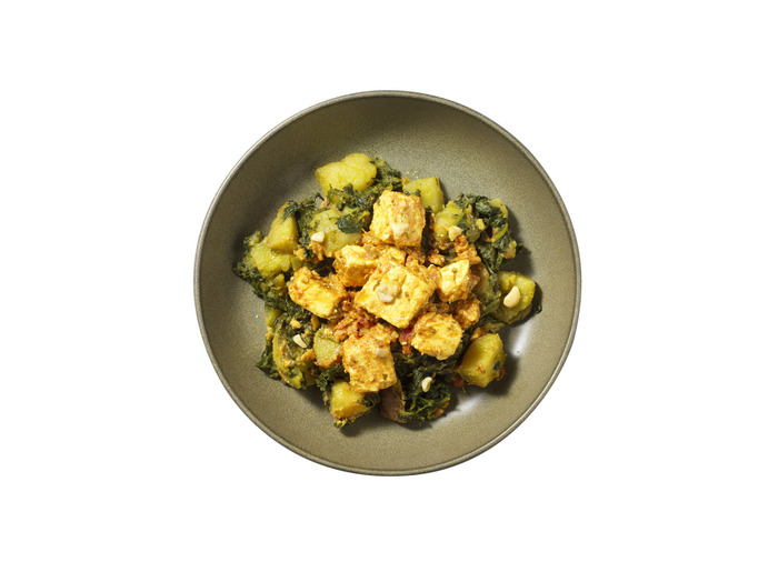 Uit de Keuken van Maass Masala Spinazie Paneer 400 g (400g)