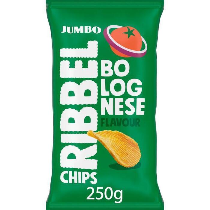 Jumbo Ribbel Chips Bolognese 250 g (250g)