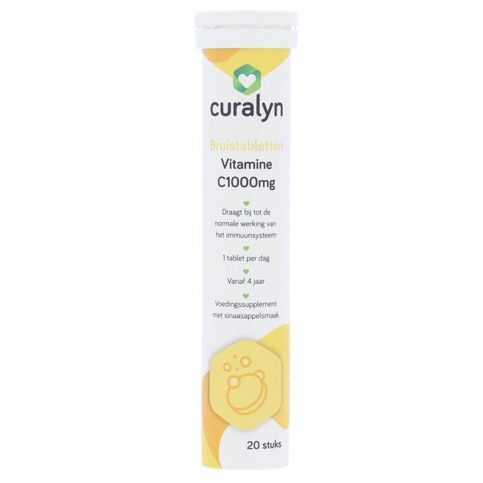Curalyn Vitamine C 1000MG Bruistabletten 20 Stuks