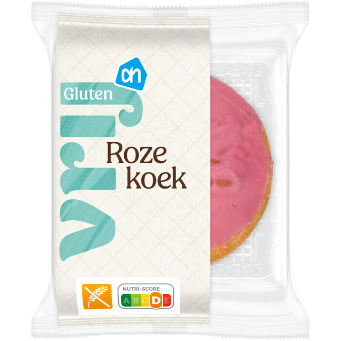 AH Glutenvrij Roze koek (50g)