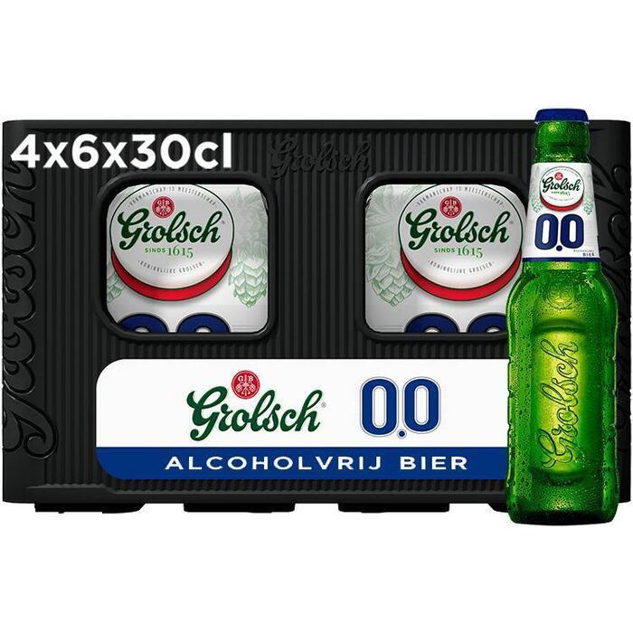 Grolsch 0.0%, Flessen, 4 x 6 x 30 cl (rol, 1.8L)