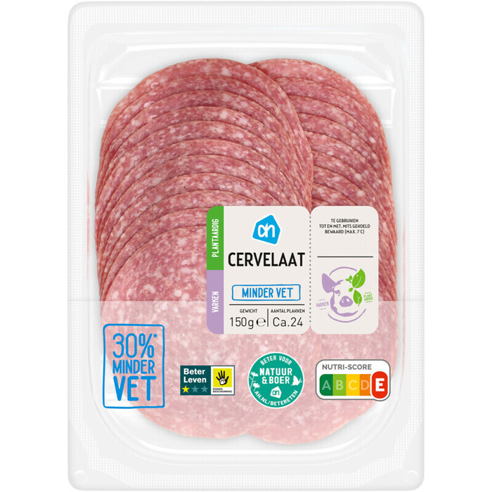 AH Cervelaat minder vet (150g)