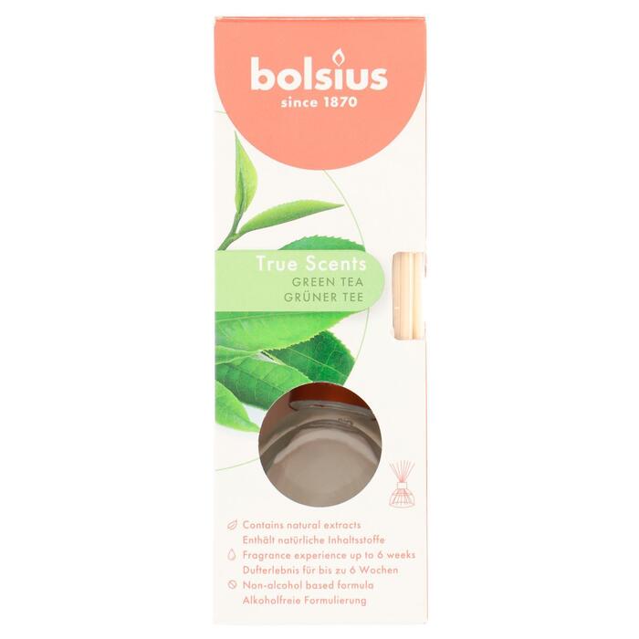 Bolsius Geurstokjes green tea (45ml)
