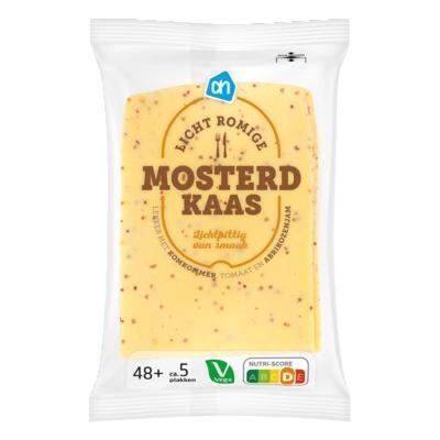 AH Licht romige mosterdkaas 45+ plakken (150g)