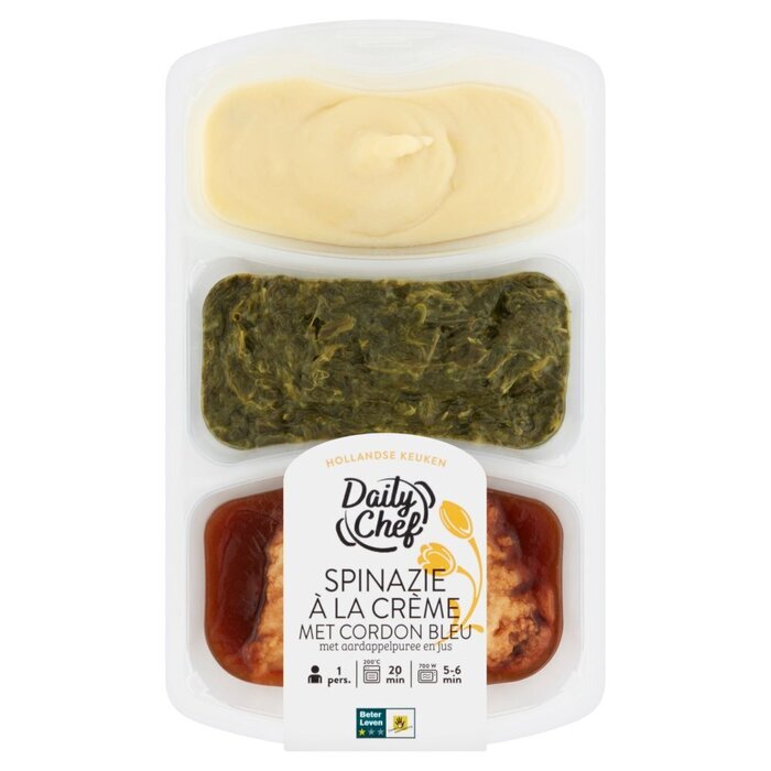 Spinazie cordon blue puree (500g)