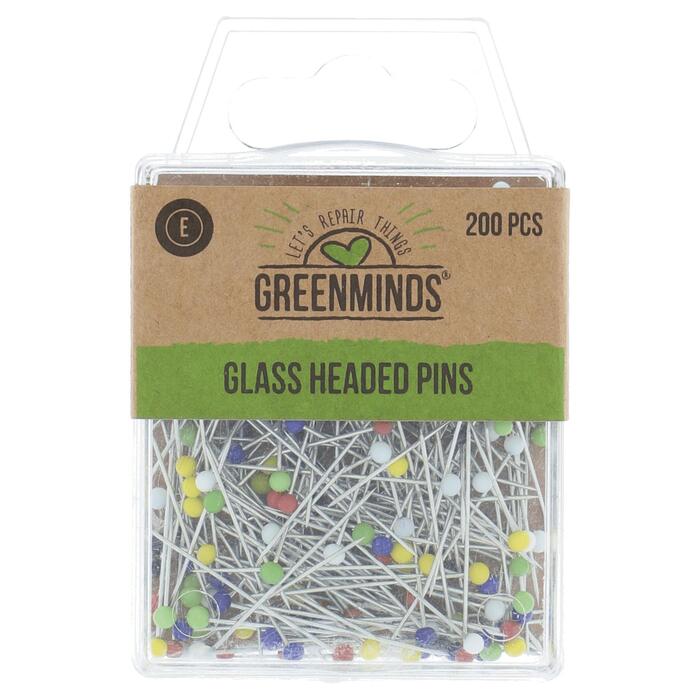 Greenminds Kopspelden Glaskop +/- 200st (Zakje, 16g)