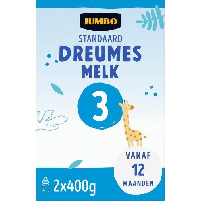 Jumbo 3 Dreumesmelk 12 Maanden 2 x 400 g (2 × 400g)