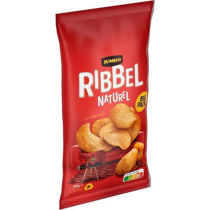 Jumbo Ribbel Naturel Big Pack 335 g (335g)
