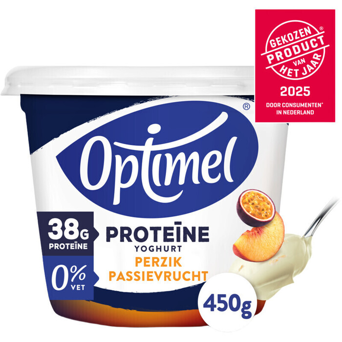 Optimel Proteïne Yoghurt Perzik Passievrucht 0% 450g (450g)