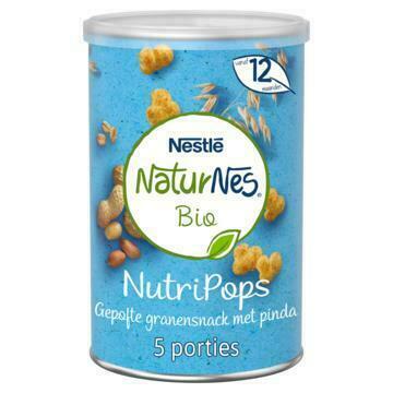 NaturNes® Bio Nutripops Pinda 12+ baby snack biologisch (35g)