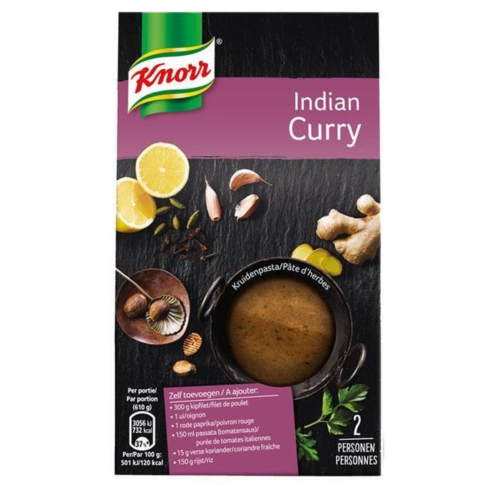 Knorr Indian curry kruiden pasta (71g)