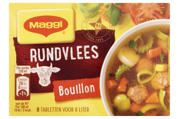 Maggi Rundvlees Bouillon Tabletten 8 Stuks 82 g (Doos, 82g)