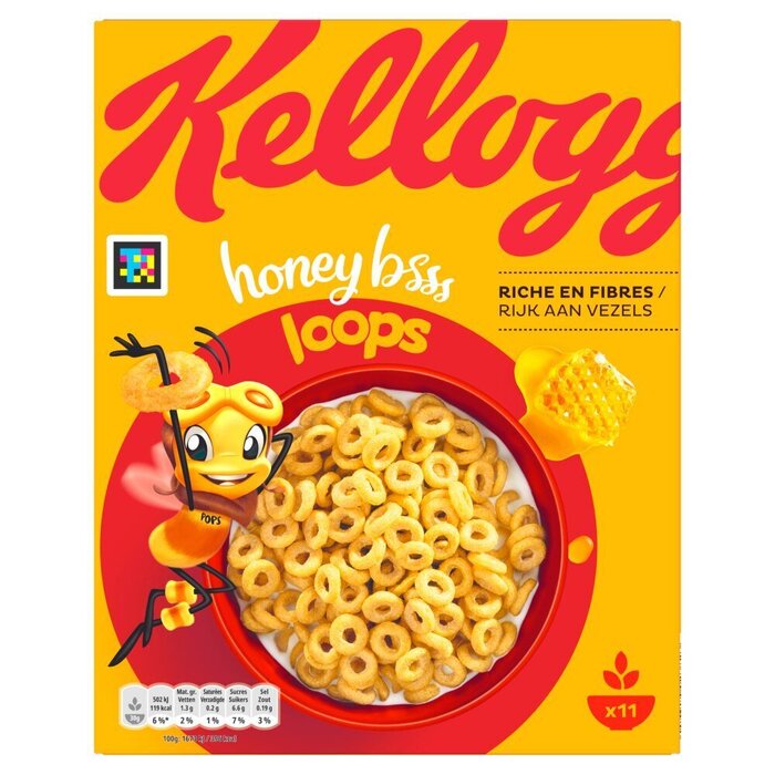 Kellogg's Honey Bsss Loops 330 g (330g)