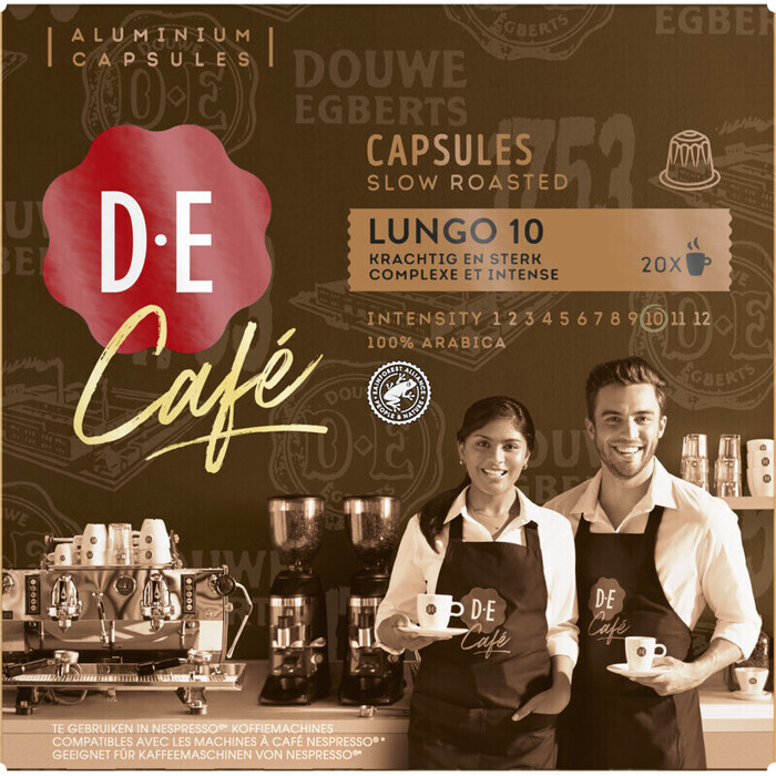 Douwe Egberts D.E Café Lungo 10 Koffiecups (104g)