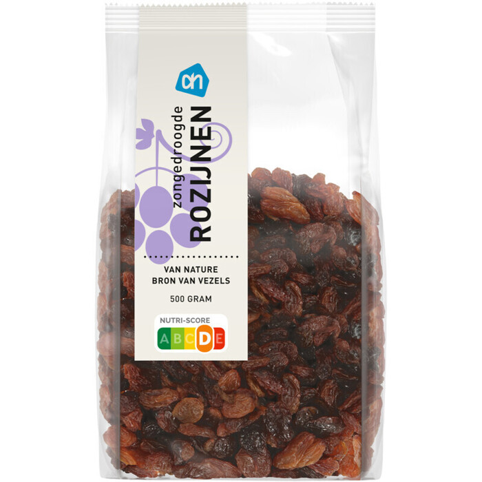 Rozijnen (zak, 500g)