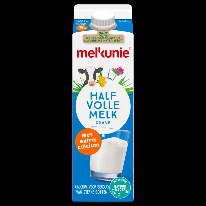 Halfvolle Melk Extra Calcium (Pak, 1L)