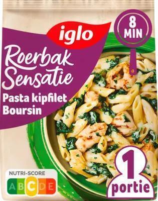 Roerbaksensatie pasta kipfilet spinazi (Zak, 450g)