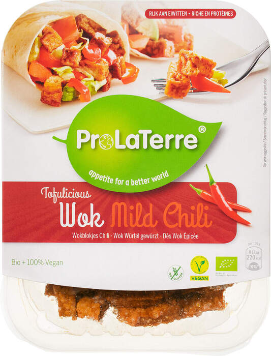 Tofu wokblokjes spicy (bak. 180g) (180g)