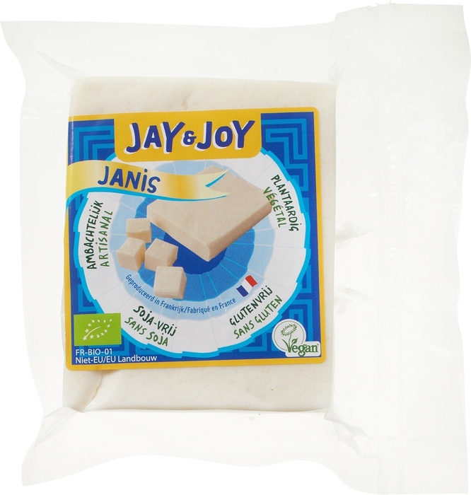 Plantaardig alternatief voor feta Janis (140g)