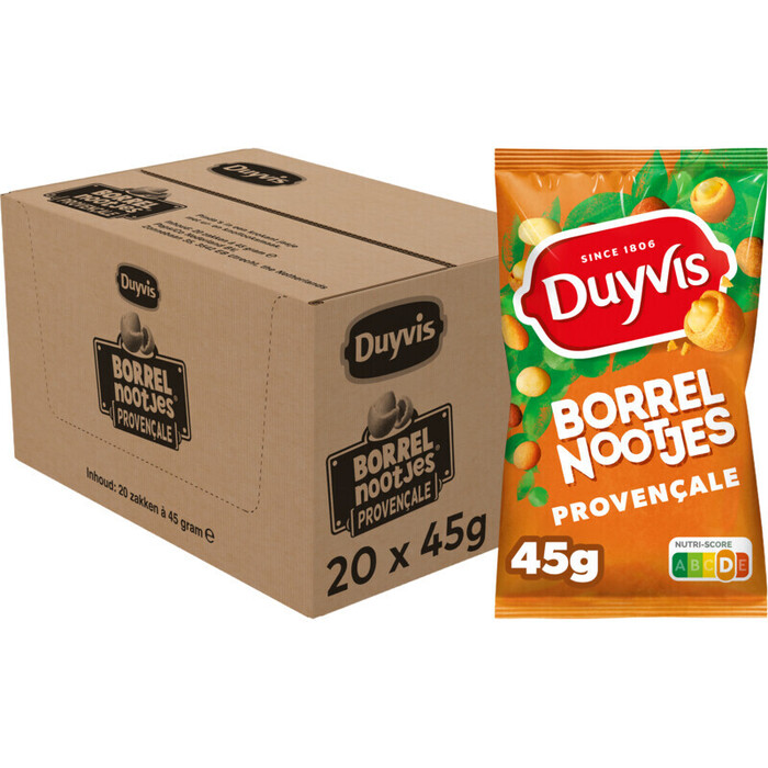 Duyvis Borrelnootjes Pinda's Provençale 45g (45g)