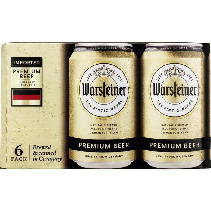 Warsteiner (rol, 6 × 33cl)
