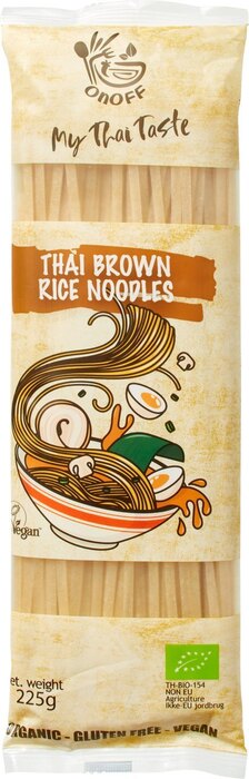 Thaise bruine rijstnoedels (225g)