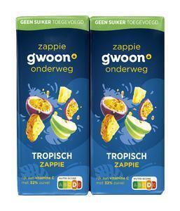 g'woon Zappie Tropisch Fruit 10x200 ml (2L)