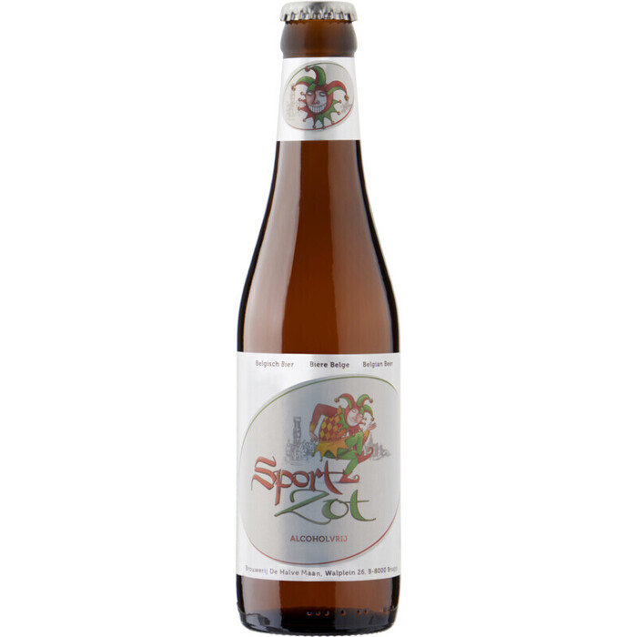 Brugse Zot Belgisch Bier Alcoholvrij Fles 33 cl (Fles, 33cl)
