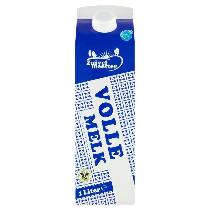 Zuivelmeester Volle melk (Pak, 1L)