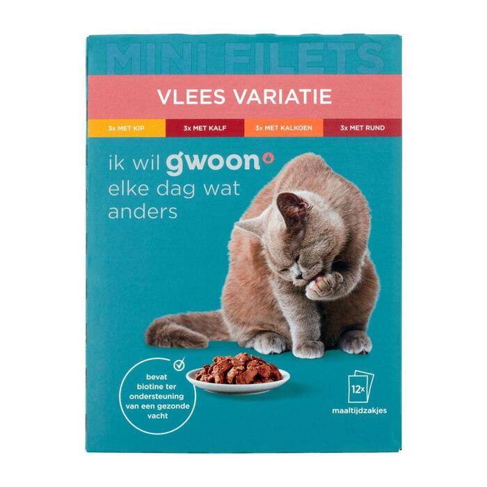 g'woon Pouch kat premium vlees (85g)
