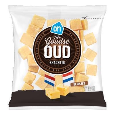 Goudse kaas oud 48+ blokjes (200g)