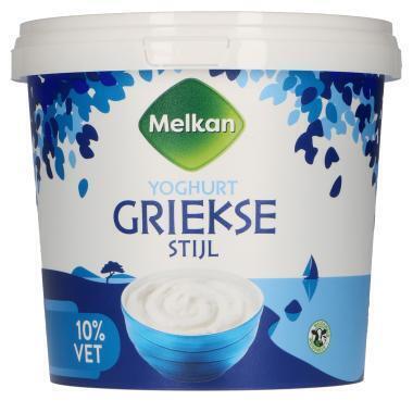 Melkan Yoghurt Griekse Stijl 10% Vet 1 kg