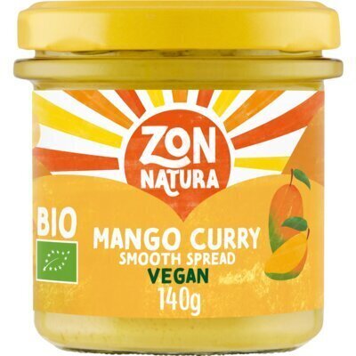 Zonnatura Smooth Spread Mango-Curry 140 g (140g)