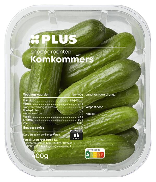 Snoepkomkommer (Bakje, 230g)