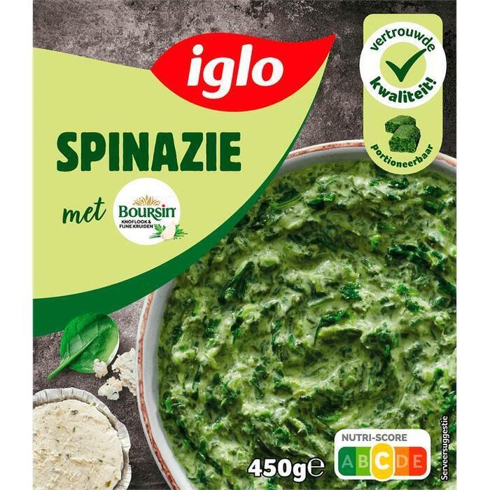 Fieldfresh spinazie boursin (Doos, 450g)