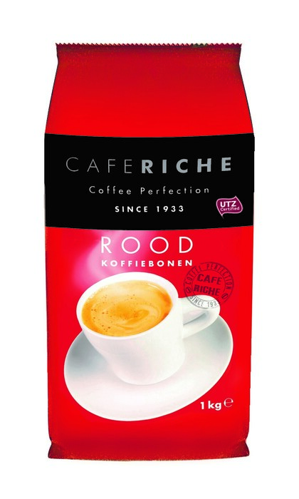 CAFE RICHE BONEN ROOD 1000 GRAM STAZAK (1kg)